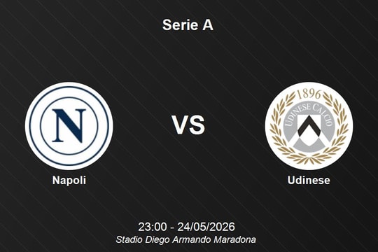 Nhận định Napoli vs Udinese - Serie A: Quyết tâm giữ vững ngôi Á quân