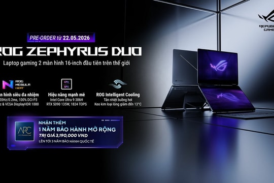 ASUS ROG Zephyrus Duo: Cận cảnh laptop gaming hai màn hình giá gần 200 triệu đồng tại Việt Nam