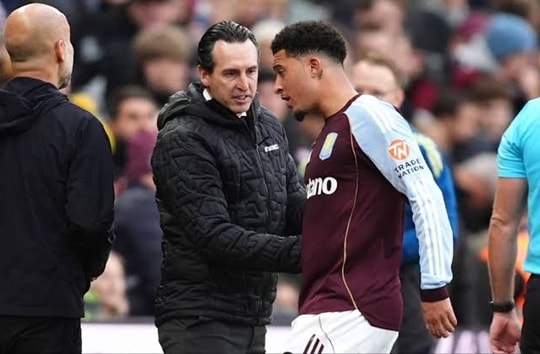 Unai Emery lưỡng lự tương lai Jadon Sancho: Khi niềm tin chạm đáy tại Aston Villa