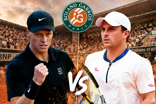 Roland Garros 2026: Sinner thách thức lịch sử, Medvedev và Tsitsipas sẵn sàng bung sức