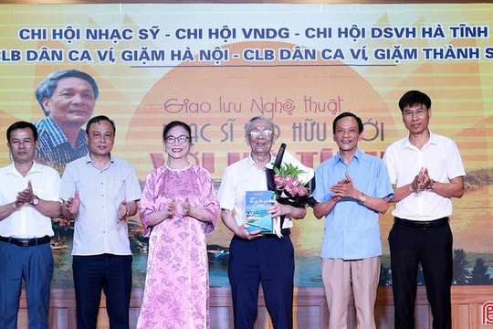 Giao lưu nghệ thuật: Nhạc sĩ Hồ Hữu Thới với Hà Tĩnh