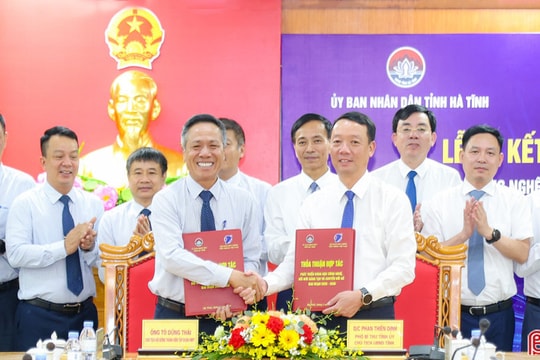 Hà Tĩnh và Tập đoàn Bưu chính Viễn thông Việt Nam ký kết hợp tác phát triển giai đoạn 2026 - 2030