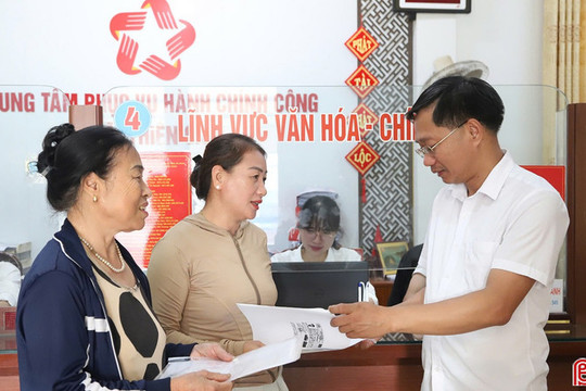 Quy trình 4 tại chỗ, "chìa khoá" giải quyết thủ tục hành chính
