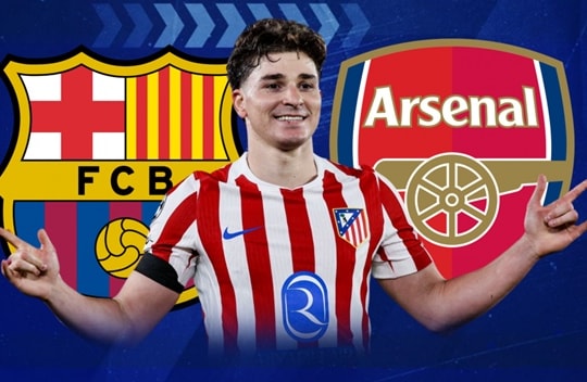 Julian Alvarez rời Atletico Madrid: Arsenal đại chiến Barcelona và các ông lớn
