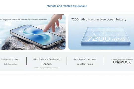 vivo S60 và S60 Vitality Edition trình làng: Pin 7.200mAh và camera tiềm vọng 3x