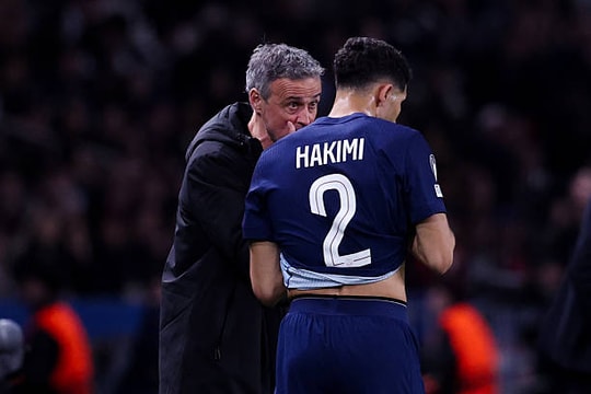 Luis Enrique trước bài toán Hakimi: PSG cần sự an toàn của Zaire-Emery để hạ Arsenal
