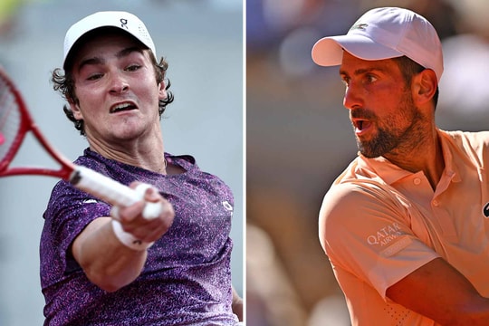 Joao Fonseca quật ngã Novak Djokovic sau 5 set kịch tính tại Roland Garros 2026