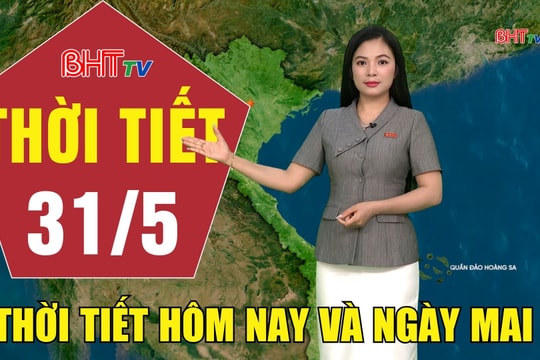 Dự báo thời tiết Hà Tĩnh đêm 30/5 ngày 31/5/2026