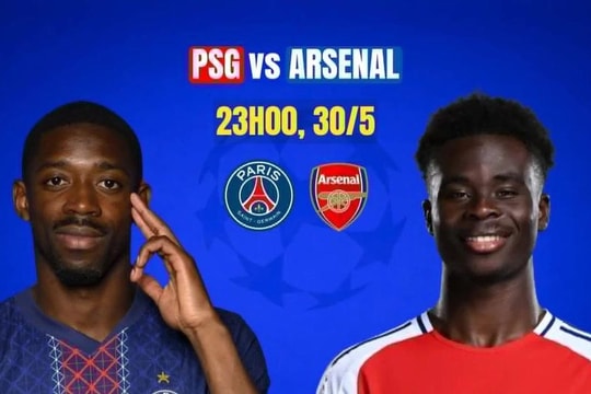 TV360 trực tiếp bóng đá trận chung kết C1 giữa PSG vs Arsenal
