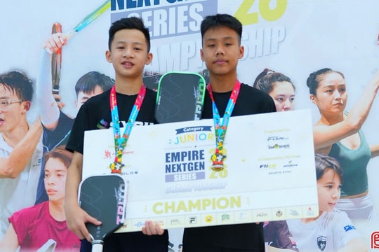 Nam sinh Hà Tĩnh vô địch giải Pickleball quốc tế tại Malaysia