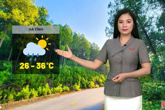 Dự báo thời tiết Hà Tĩnh ngày 31/5: có mưa rào nhẹ và dông, ngày nắng