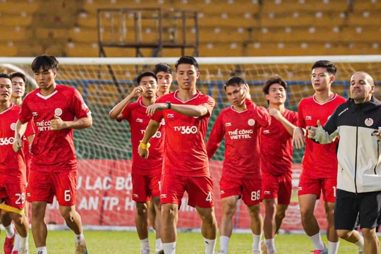 CA TPHCM quyết đấu Thể Công Viettel: Mục tiêu Á quân và Top 5 V-League 2025/26