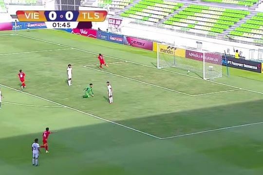 Công Hậu lập hat-trick, U19 Việt Nam thắng U19 Timor Leste 3-0 ngày ra quân