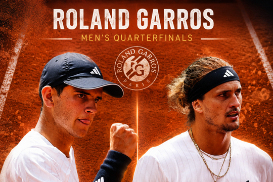 Tứ kết Roland Garros 2026: Rafael Jodar thách thức Zverev và hiện tượng Joao Fonseca