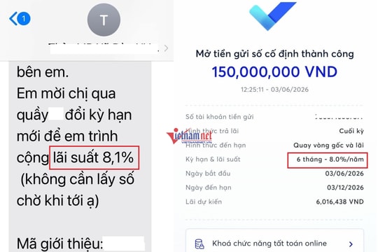 Lãi suất ngân hàng ngày 5/6/2026: Thực tế chi trả đạt 8,8% mỗi năm