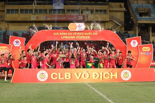 V-League 2025/26 khép lại: CAHN đăng quang và bước ngoặt chuyên nghiệp