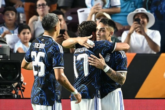 Argentina 2-0 Honduras: Lautaro Martinez tỏa sáng trong ngày Lionel Messi dự bị