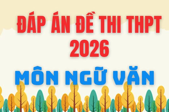 Gợi ý đáp án môn Ngữ văn thi tốt nghiệp THPT 2026: Cập nhật gợi ý giải chi tiết