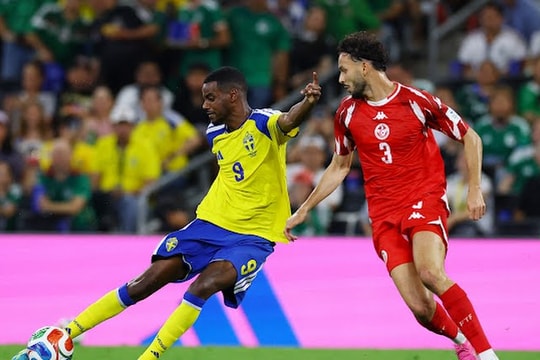 Thụy Điển hạ gục Tunisia 3-1: Đẳng cấp song sát Isak và Gyokeres tại World Cup 2026