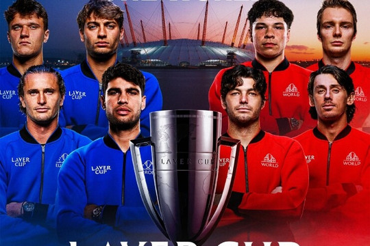 Laver Cup 2026: Á quân Roland Garros Flavio Cobolli sát cánh cùng Alcaraz và Zverev