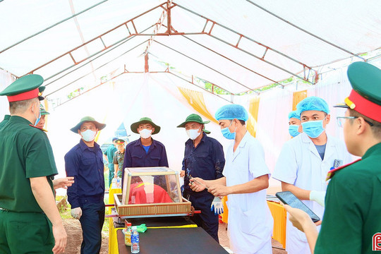Hà Tĩnh tập trung tuyên truyền “Chiến dịch 500 ngày đêm đẩy mạnh thực hiện tìm kiếm, quy tập và xác định danh tính hài cốt liệt sĩ”