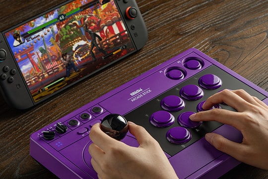 8BitDo Arcade Stick ra mắt màu tím mới: Bản nâng cấp diện mạo cho mẫu tay cầm gaming 5 năm tuổi