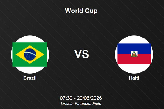 Nhận định Brazil vs Haiti - World Cup 2026