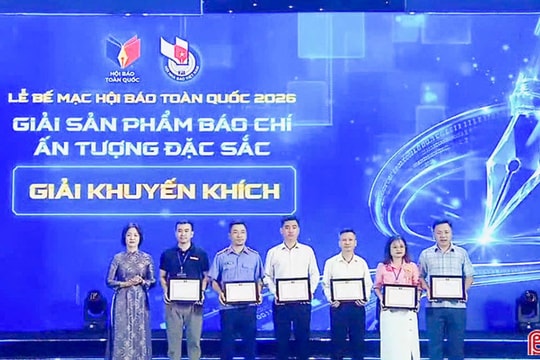 Báo và phát thanh, truyền hình Hà Tĩnh đoạt giải tại Hội Báo toàn quốc