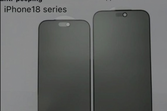 iPhone 18 Pro lộ diện thiết kế Dynamic Island thu nhỏ: Bước tiến mới hướng tới màn hình tràn viền