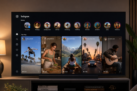 Instagram đổ bộ TV Samsung: Bước đi chiến lược biến Reels thành trung tâm giải trí phòng khách