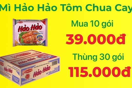 Mẹo săn mì Hảo Hảo tôm chua cay giá rẻ chỉ từ 3.800 đồng trước kỳ tăng giá