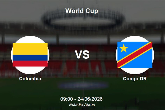 Colombia 1-0 CHDC Congo: Colombia giành chiến thắng