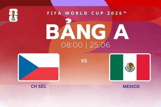Nhận định CH Séc vs Mexico: Số liệu nghiêng về chủ nhà, Schick đối mặt hàng thủ chắc nhất bảng A