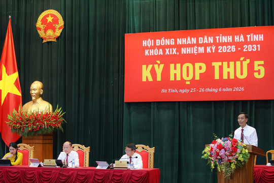 HĐND tỉnh Hà Tĩnh tiếp tục phiên chất vấn và trả lời chất vấn