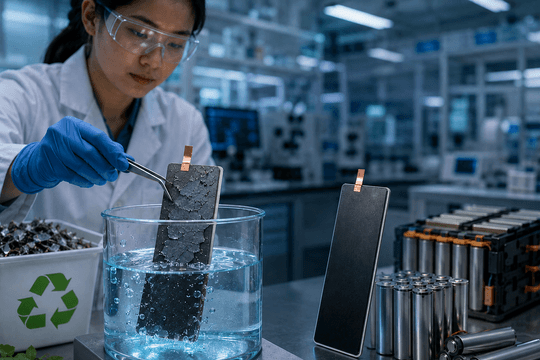 Công nghệ DEER: Hồi sinh pin lithium-ion đạt 95% dung lượng không cần tái chế