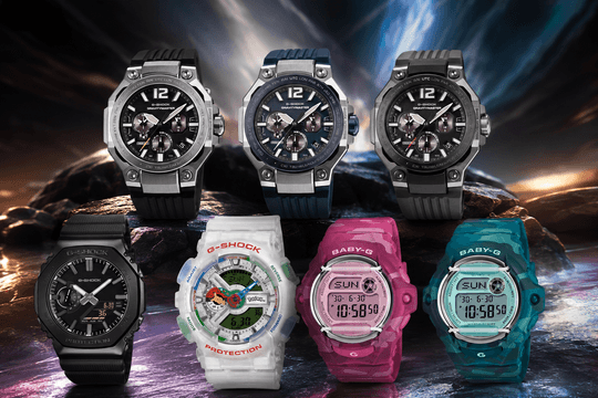 Casio ra mắt 7 mẫu đồng hồ G-Shock và Baby-G mới: Từ phiên bản Pokemon đến GravityMaster cao cấp
