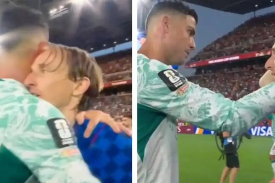 Cristiano Ronaldo và cái ôm tiễn biệt Luka Modric tại World Cup 2026