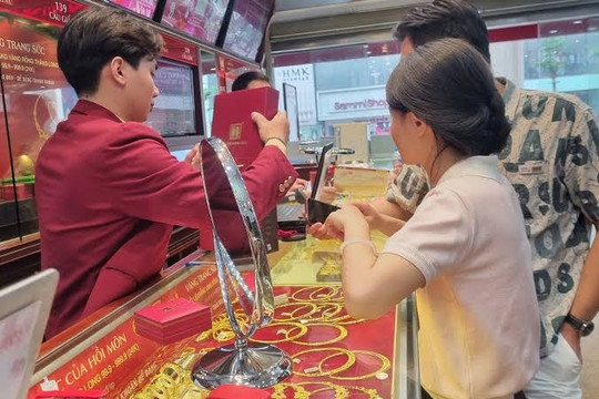 Giá vàng hôm nay 7/7/2026: Giá vàng miếng, nhẫn trơn SJC 9999 và giá vàng thế giới thứ Ba