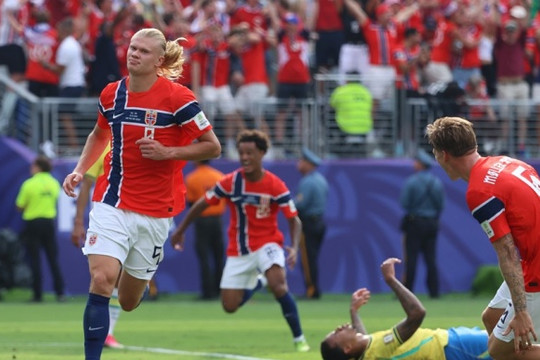 Haaland lập cú đúp tiễn Brazil rời World Cup 2026 sau màn rượt đuổi nghẹt thở