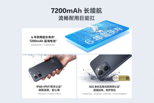 vivo G5i và G5z: Pin 7200mAh cùng chuẩn kháng nước IP69 có thực sự ấn tượng?