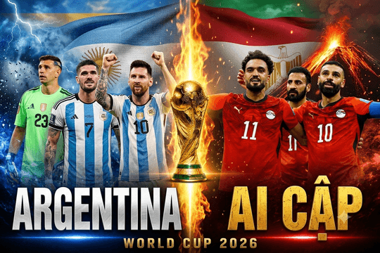 Argentina vs Ai Cập tại vòng 1/8 World Cup 2026: Messi và bài toán phá xích Salah