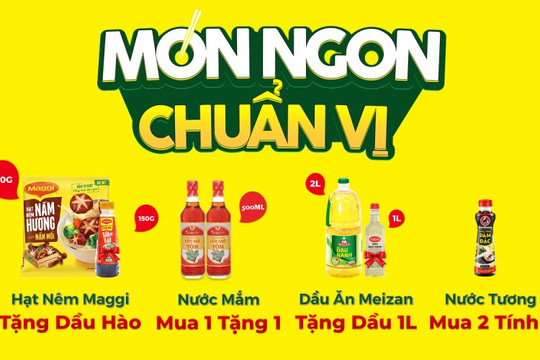 Mẹo sắm gia vị chuẩn vị cho gian bếp với ưu đãi tiết kiệm đến 69.500 đồng