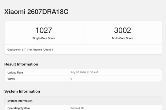 Phân tích hiệu năng Xiaomi Redmi Note 17: Chip Snapdragon 6s Gen 4 và RAM 12GB