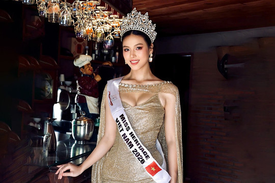 Hoa hậu Di sản Việt Nam Trần Thu Huyền: Quê hương Hà Tĩnh làm nên con người tôi