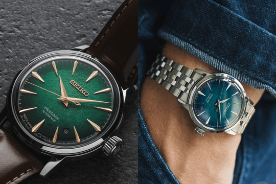 Cận cảnh bộ ba Seiko Presage Cocktail Time mới: Tuyệt tác mặt số vân nổi vượt xa ảnh quảng cáo
