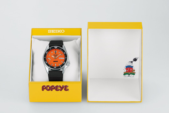 Seiko 5 Sports x Popeye HDB013: Khi bộ máy 4R36 bền bỉ hội ngộ phong cách thời trang Nhật Bản