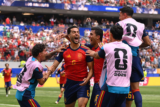 Tây Ban Nha vào bán kết World Cup 2026 sau chiến thắng kịch tính 2-1 trước tuyển Bỉ