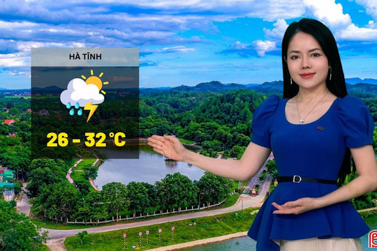 Dự báo thời tiết Hà Tĩnh ngày 13/7: Có mưa rào và dông rải rác