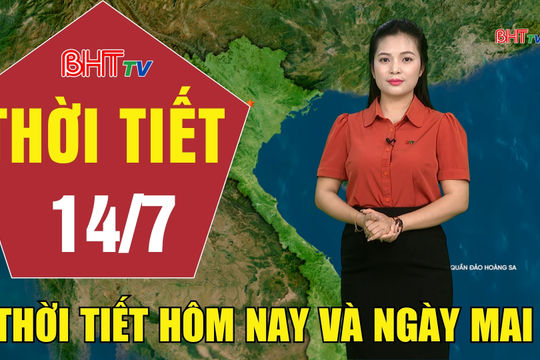 Dự báo thời tiết Hà Tĩnh đêm 13/7 ngày 14/7/2026