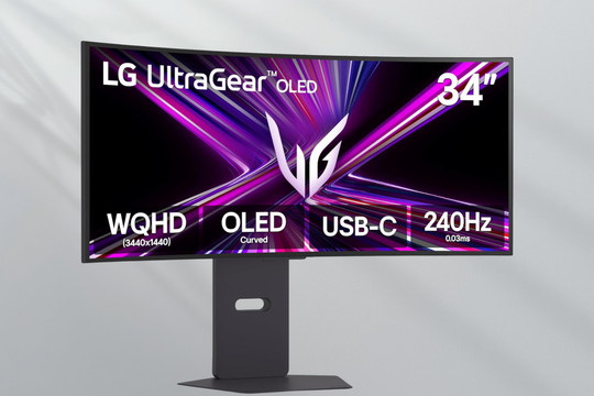 Màn hình LG UltraGear 34GX900A: Trải nghiệm OLED 240Hz đỉnh cao với mức giá hấp dẫn